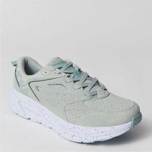 New Size 5.5 Hoka Clifton L Suede Sneaker Smoke Green